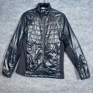 Obermeyer Men’s Small Black Lightweight Insulated Puffer Full Zip Ski Jacket